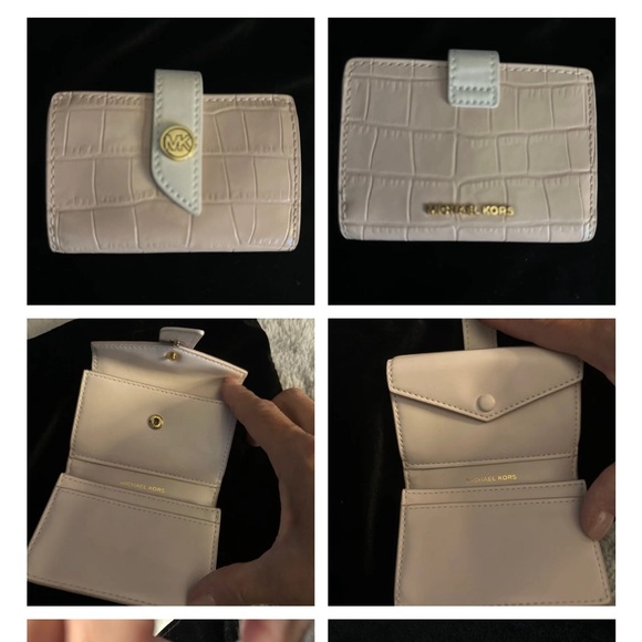 Michael kors Carmen Extra-Small Two-Tone Crocodile-Embossed Leather Satc… - Picture 8 of 9